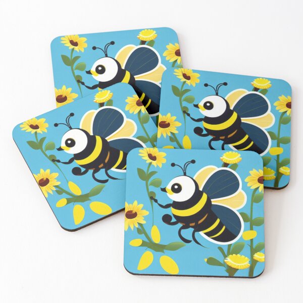 Item preview, Bee on a Sunflower designed and sold by Visuals of  Karthik.