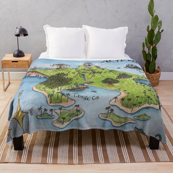 Item preview, Neverland Map designed and sold by iyleehsArt.
