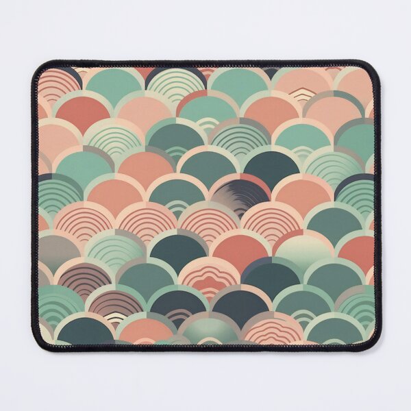 Item preview, Pastel Fan Shaped Pattern designed and sold by MoodMedley.
