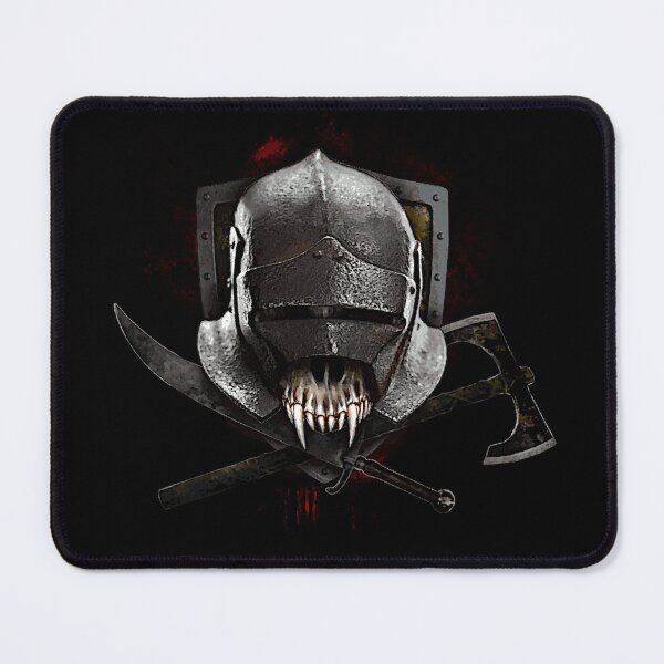 Item preview, Medieval mercenary skull designed and sold by Heretic Graphics.