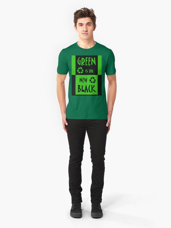Alternate view of Green is the New Black Slim Fit T-Shirt