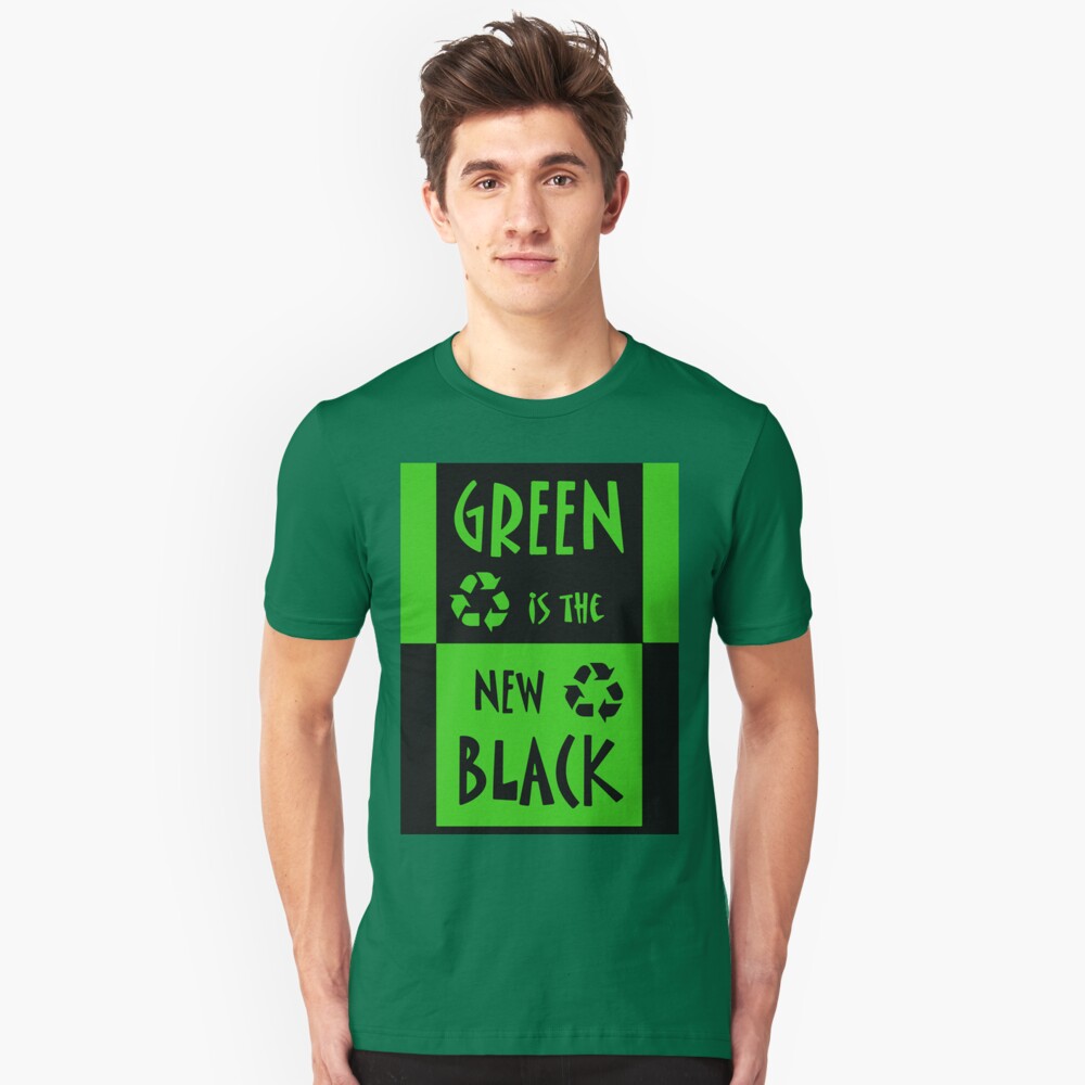 Green is the New Black Slim Fit T-Shirt