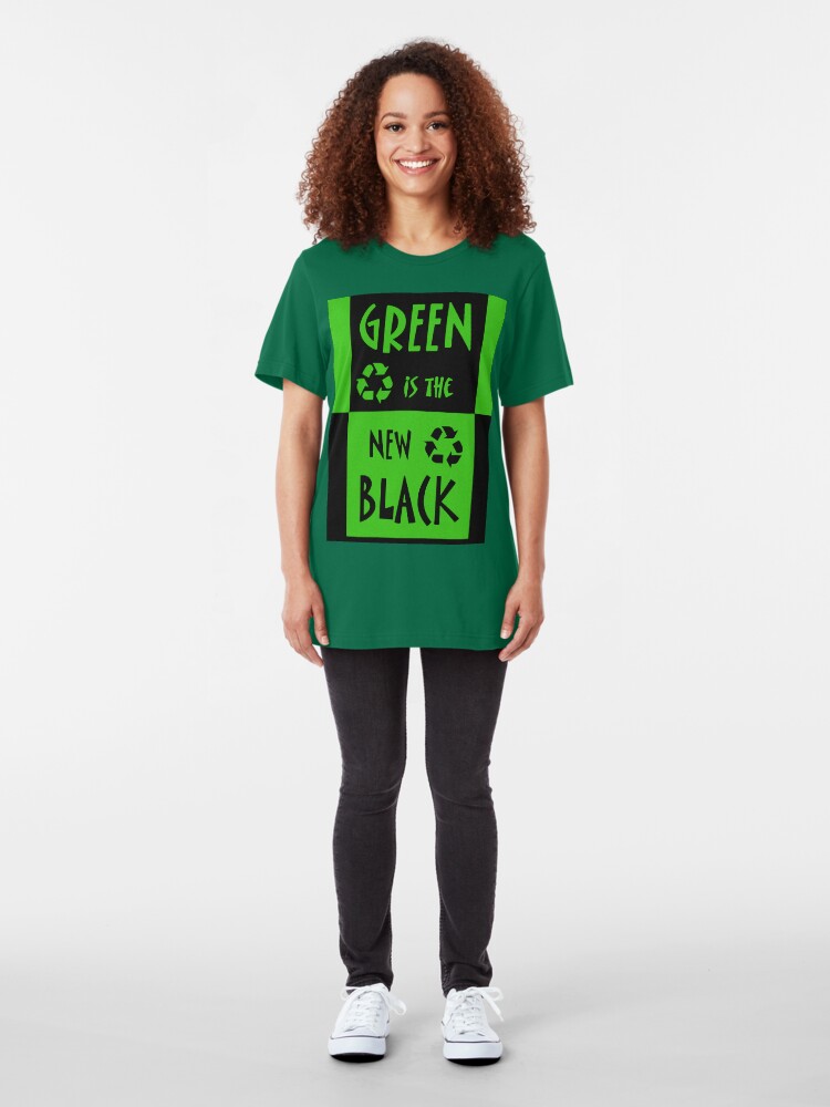Alternate view of Green is the New Black Slim Fit T-Shirt