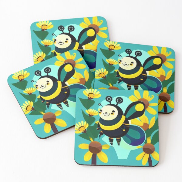 Item preview, Bee on a Sunflower designed and sold by Visuals of  Karthik.