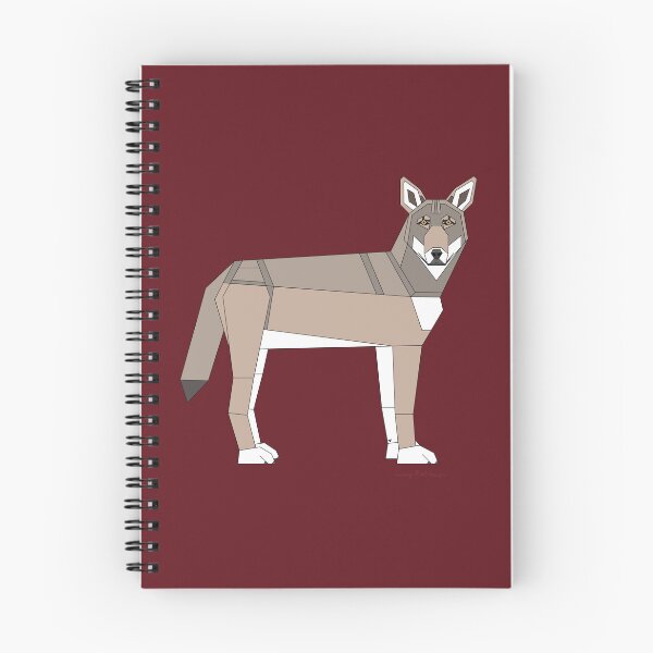 Item preview, Geometric Red Wolf without background designed and sold by Caseymakesart.