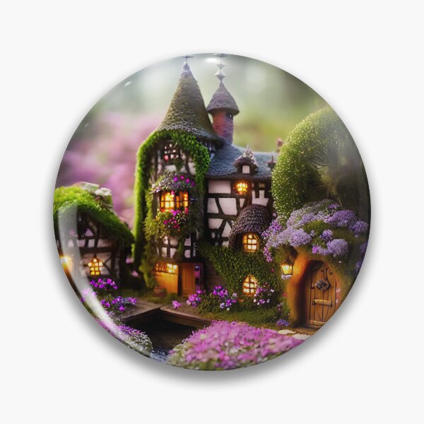 Item preview, Enchanted Micro Village Immersed in a Fairy designed and sold by Smitherland17.