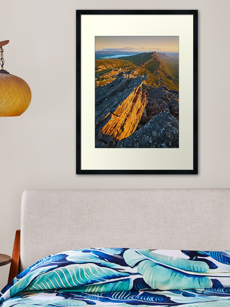 Thumbnail 1 of 7, Framed Art Print, Mt Difficult South Summit, Grampians, Victoria, Australia designed and sold by Michael Boniwell.