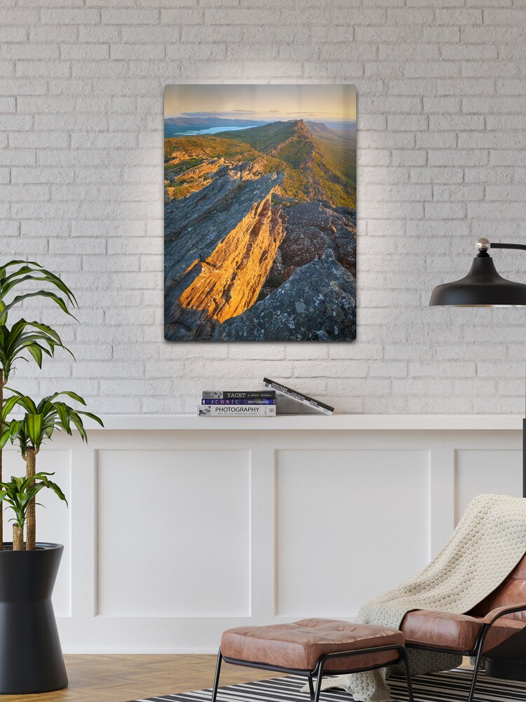 Metal Print, Mt Difficult South Summit, Grampians, Victoria, Australia designed and sold by Michael Boniwell
