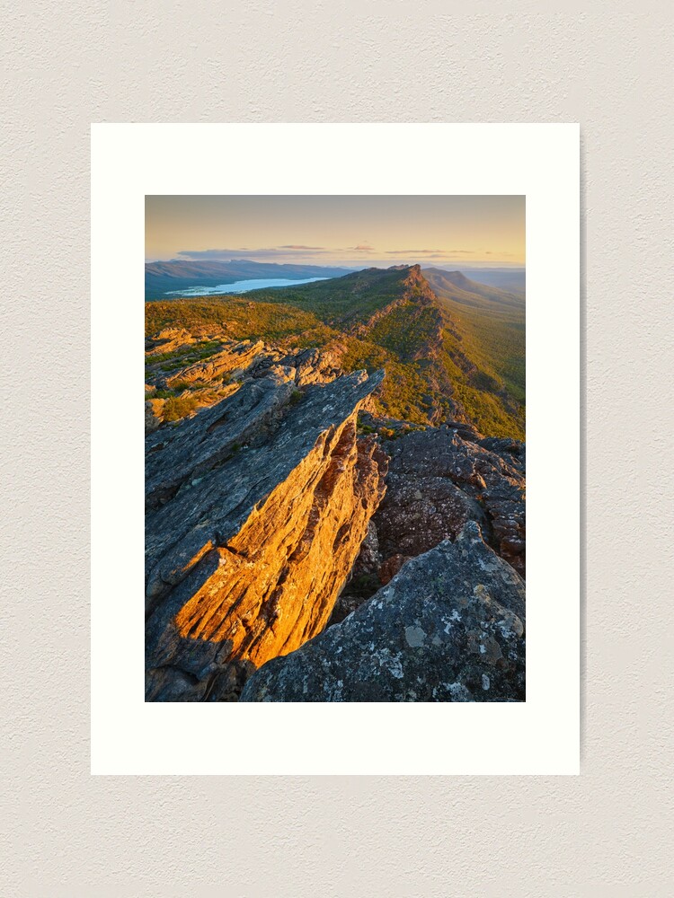 Art Print, Mt Difficult South Summit, Grampians, Victoria, Australia designed and sold by Michael Boniwell