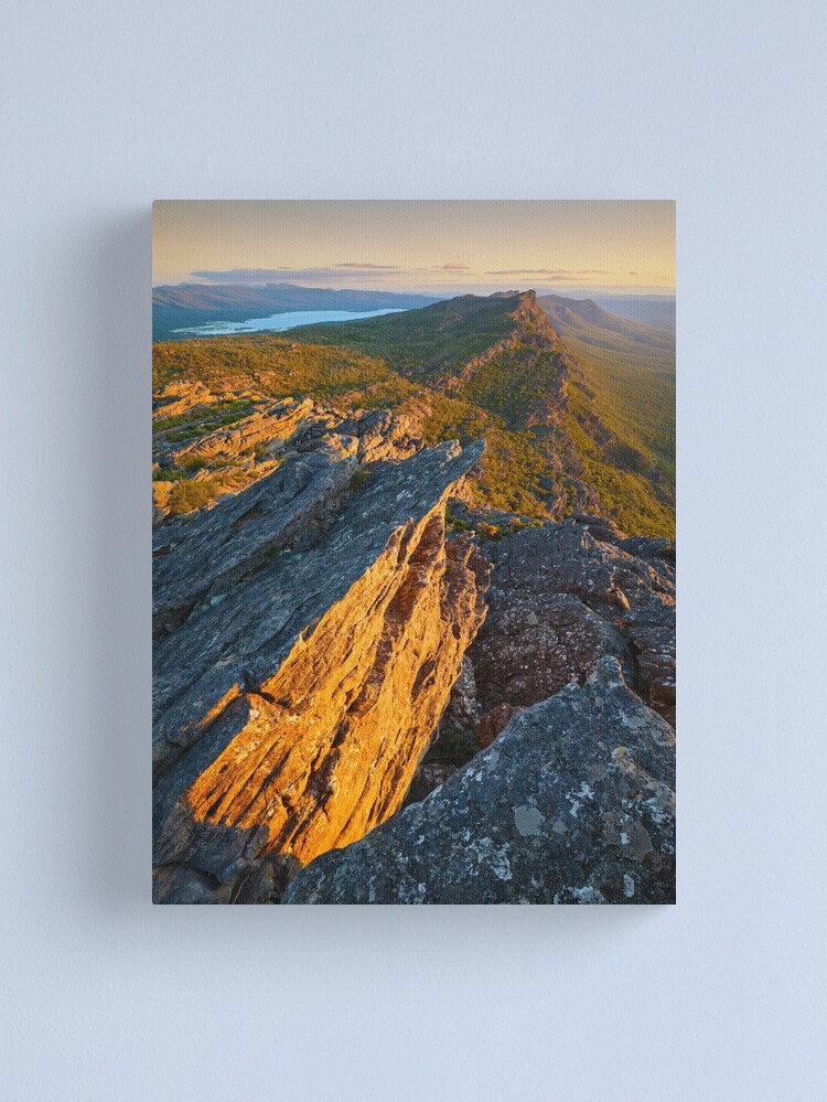 Thumbnail 2 of 3, Canvas Print, Mt Difficult South Summit, Grampians, Victoria, Australia designed and sold by Michael Boniwell.