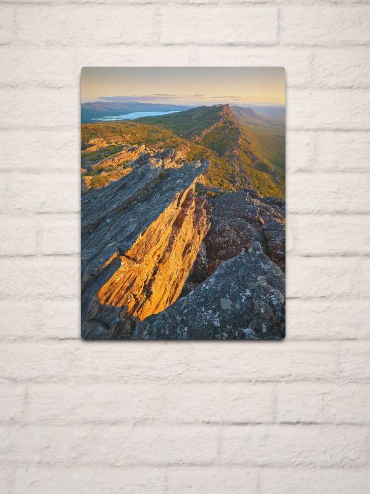 Metal Print, Mt Difficult South Summit, Grampians, Victoria, Australia designed and sold by Michael Boniwell