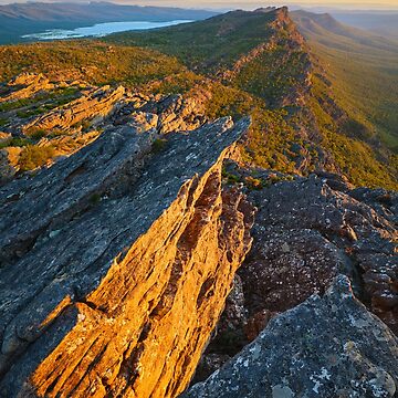 Artwork thumbnail, Mt Difficult South Summit, Grampians, Victoria, Australia by Michael Boniwell