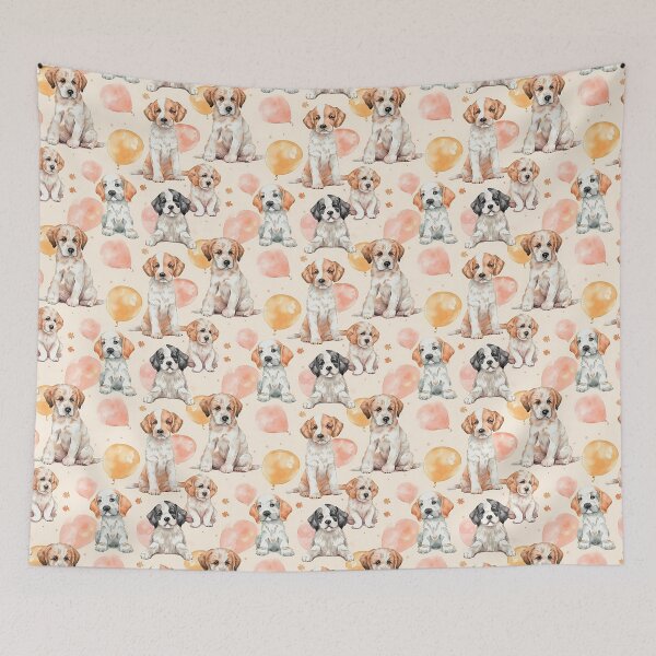 Item preview, puppy pattern designed and sold by Banded-Canyon.