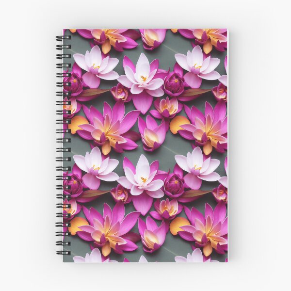 Item preview, White and Pink Realistic Flowers Seamless Pattern designed and sold by Wishinglob.