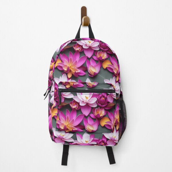 Item preview, White and Pink Realistic Flowers Seamless Pattern designed and sold by Wishinglob.