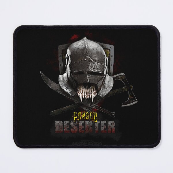 Item preview, MÖRK BORG - Fanged Deserter crest designed and sold by Heretic Graphics.