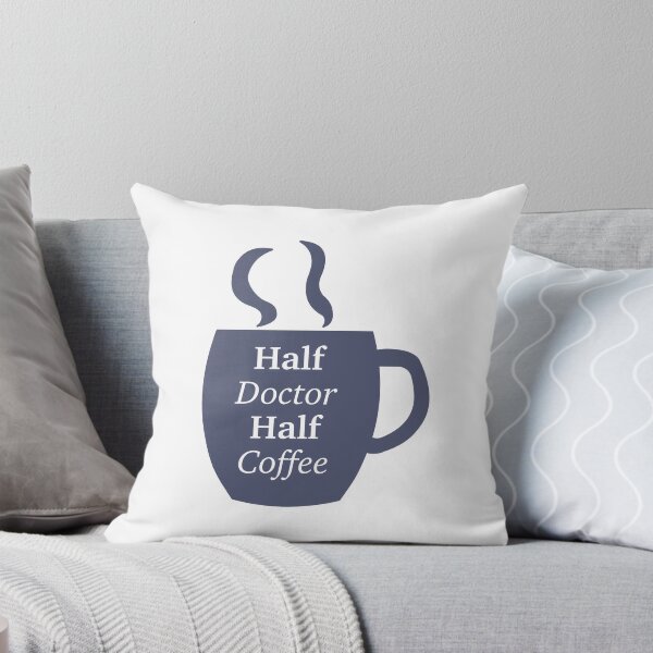 Item preview, Half Doctor Half Coffee designed and sold by peachesandfizz.