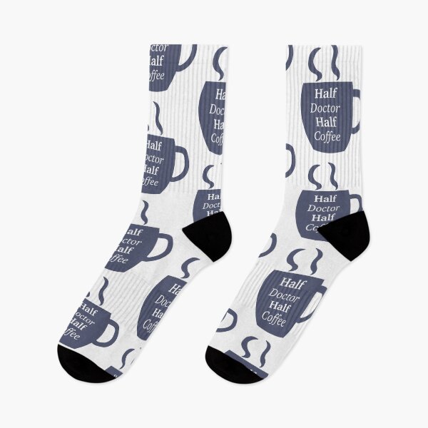 Item preview, Half Doctor Half Coffee designed and sold by peachesandfizz.