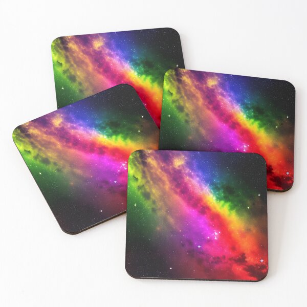 Artikelvorschau, Rainbow Nebula Stars Space Colorful entworfen und verkauft von VersoShopping.