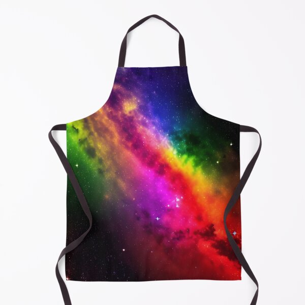 Aperçu de l'œuvre Rainbow Nebula Stars Space Colorful créée et vendue par VersoShopping.