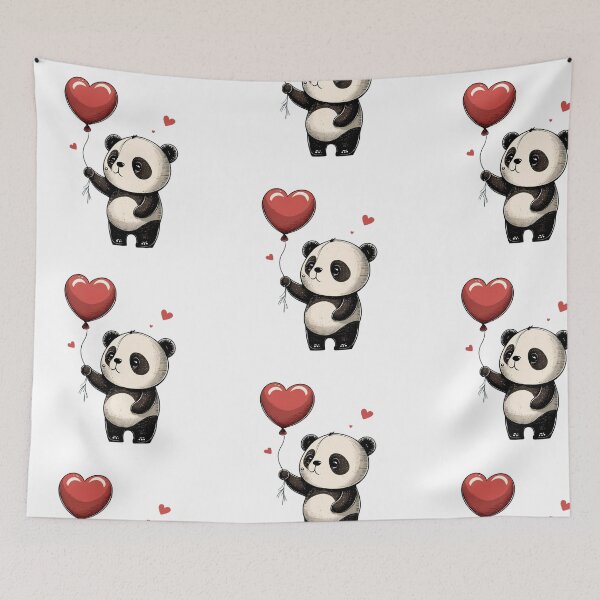 Item preview, Panda Holding Balloon designed and sold by Imwa.