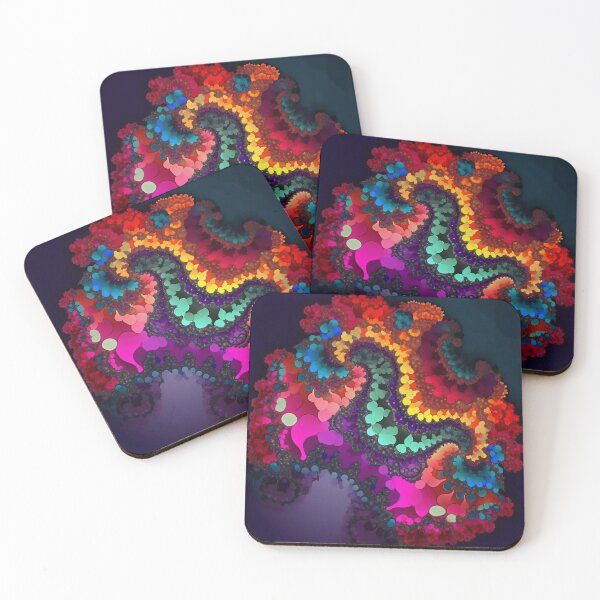Item preview, Mandelbrot Inspired Colorful Pattern designed and sold by MoodMedley.