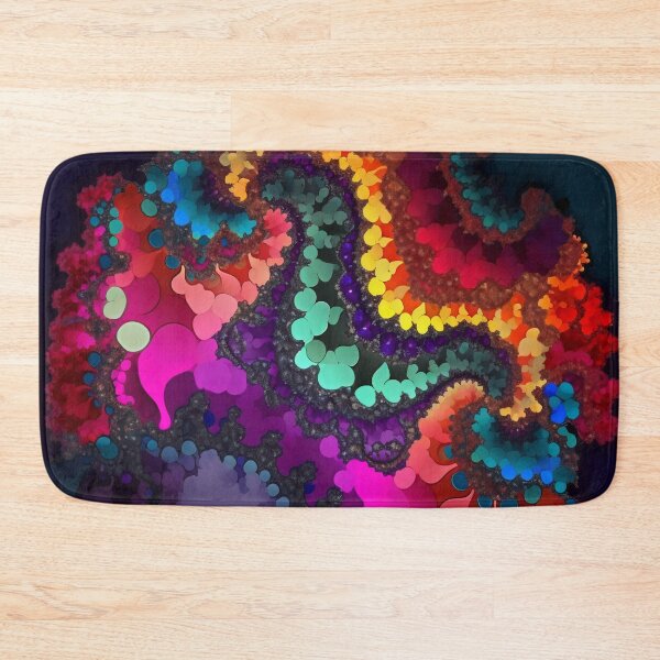 Item preview, Mandelbrot Inspired Colorful Pattern designed and sold by MoodMedley.
