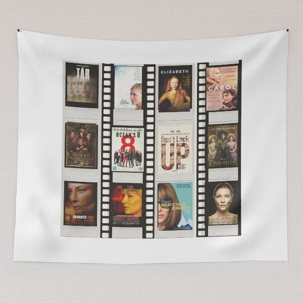 Item preview, Cate Blanchett Film Movie Collage print oceans 8 carol tar designed and sold by Rubyslemons321.