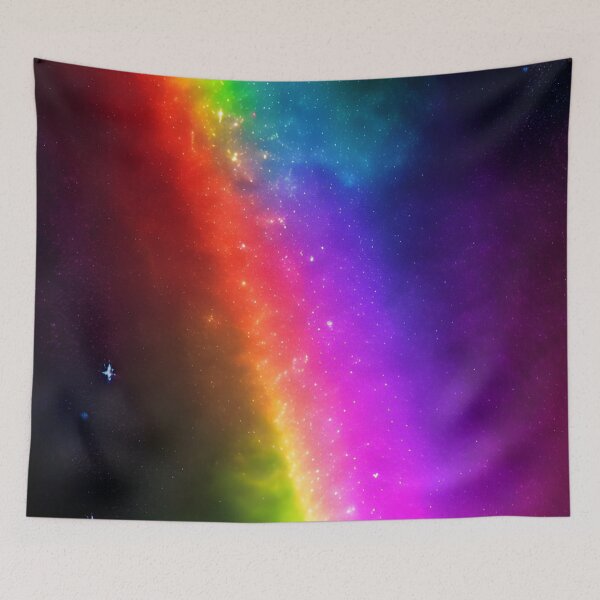Artikelvorschau, Rainbow Nebula Stars Space Colorful entworfen und verkauft von VersoShopping.