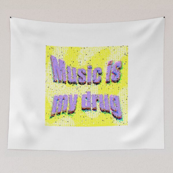 Item preview, Music is my drug designed and sold by DelfisArt.