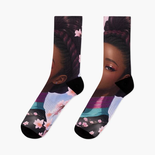 Item preview, Cherry Blossom Gworl 2 | Black Anime Girl designed and sold by blackanimemecca.