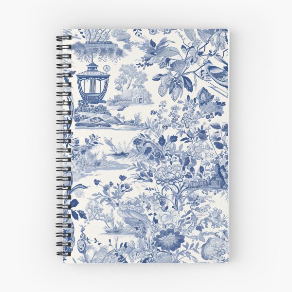 Item preview, Toile De Jouy Traditional Blue and White Pattern Seamless designed and sold by LividPhoto.