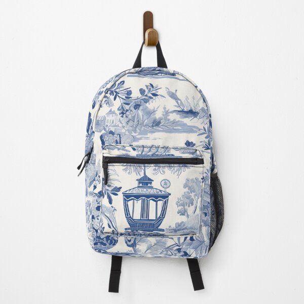 Item preview, Toile De Jouy Traditional Blue and White Pattern Seamless designed and sold by LividPhoto.
