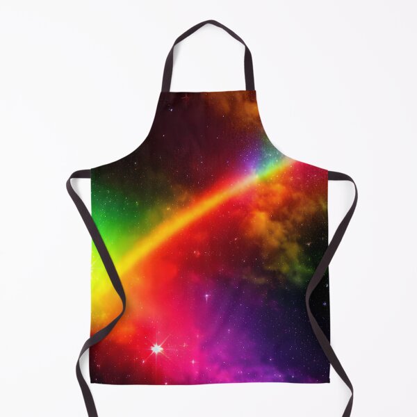 Aperçu de l'œuvre Rainbow Nebula Stars Space Colorful créée et vendue par VersoShopping.
