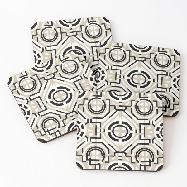 Item preview, Bicolor Greco Tiling Pattern designed and sold by MoodMedley.