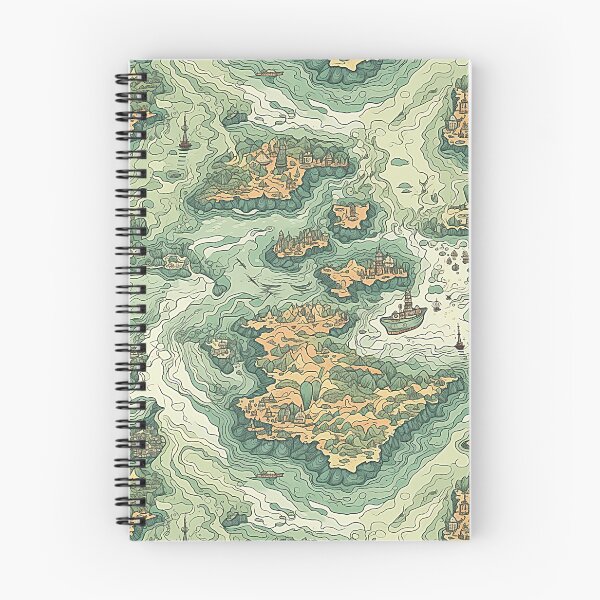 Item preview, map pattern designed and sold by Banded-Canyon.