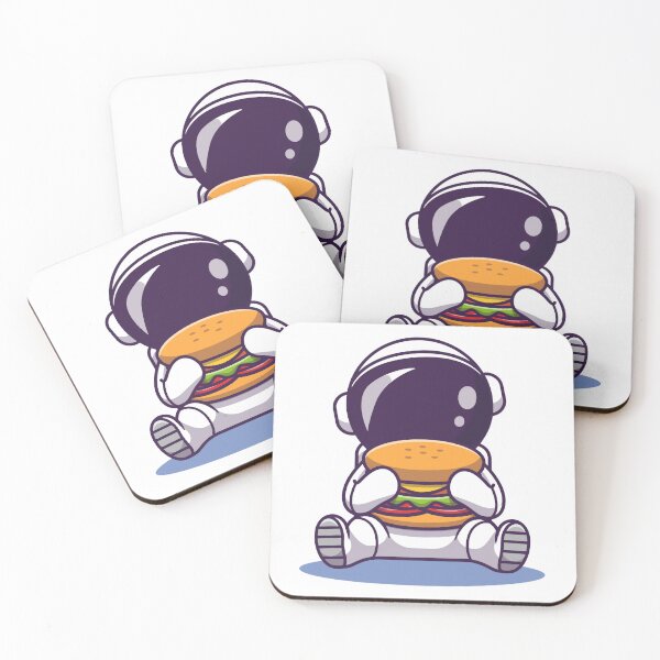 Item preview, Galactic Deliciousness, Astronaut Eating Burger designed and sold by STEPHEN-KEMP.