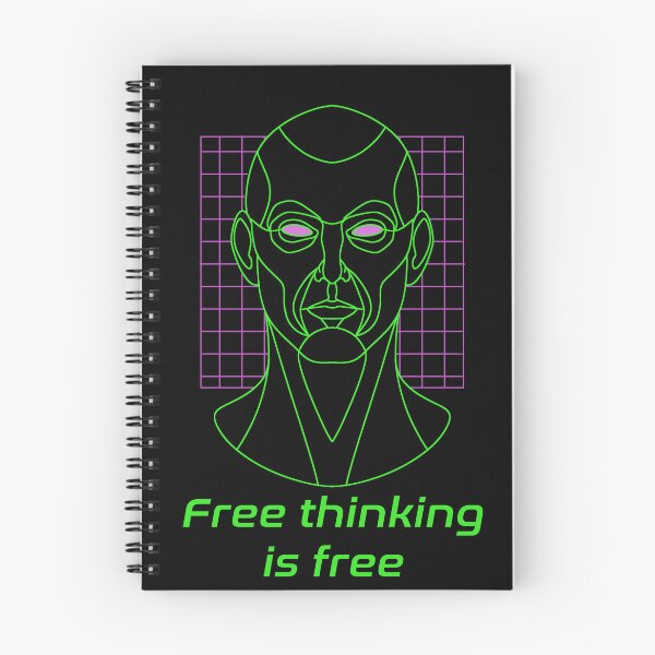 Item preview, Free Thinking is Free designed and sold by elchamoman.