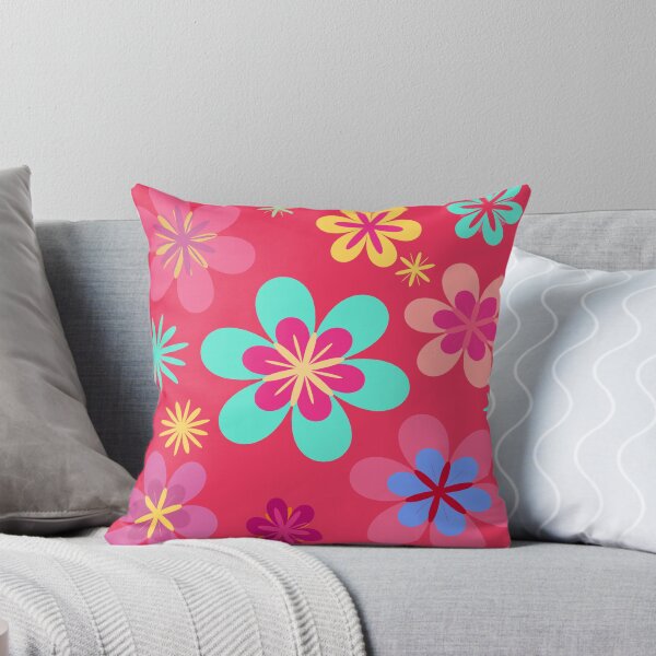 Item preview, Pink Retro Flowers designed and sold by miraclestudio.