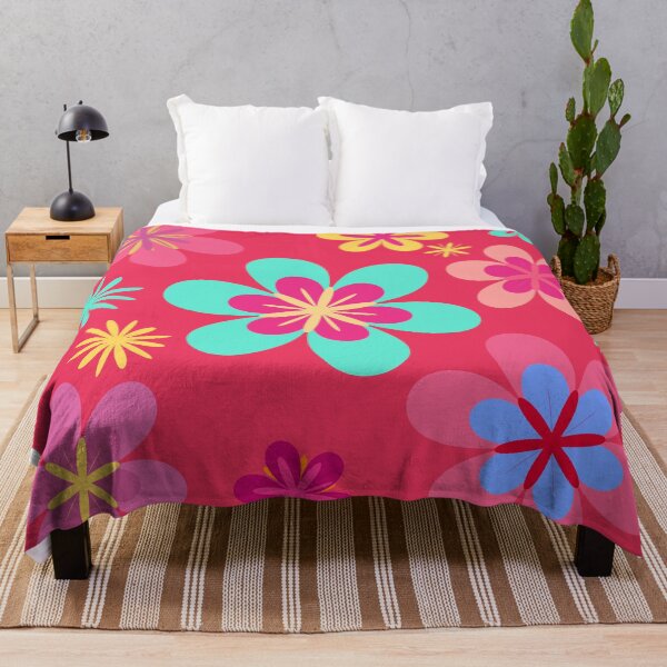 Item preview, Pink Retro Flowers designed and sold by miraclestudio.