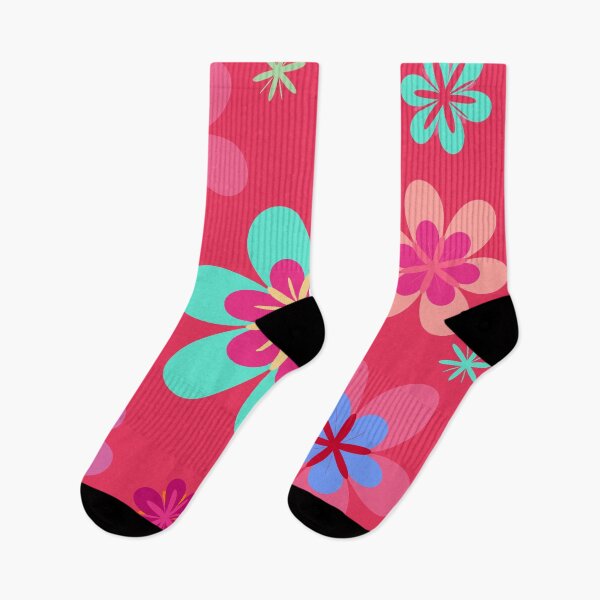 Item preview, Pink Retro Flowers designed and sold by miraclestudio.