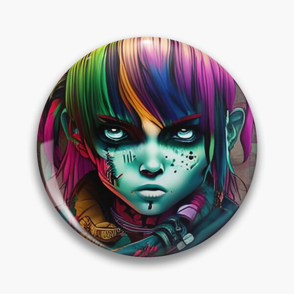Item preview, Get Groovy with Our Intricate Harajuku Girl  designed and sold by Rui Fernandes.