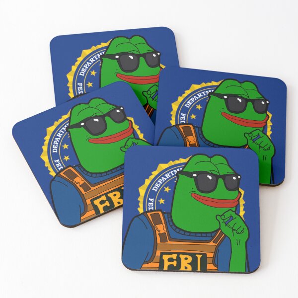 Item preview, Rare FBI Agent Pepe  designed and sold by Slav-Art.