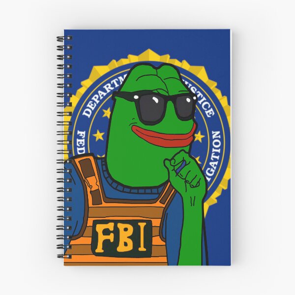Item preview, Rare FBI Agent Pepe  designed and sold by Slav-Art.