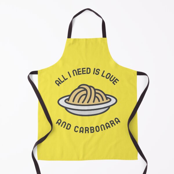 Item preview, All I need is Love and Carbonara designed and sold by NootNootPolar.
