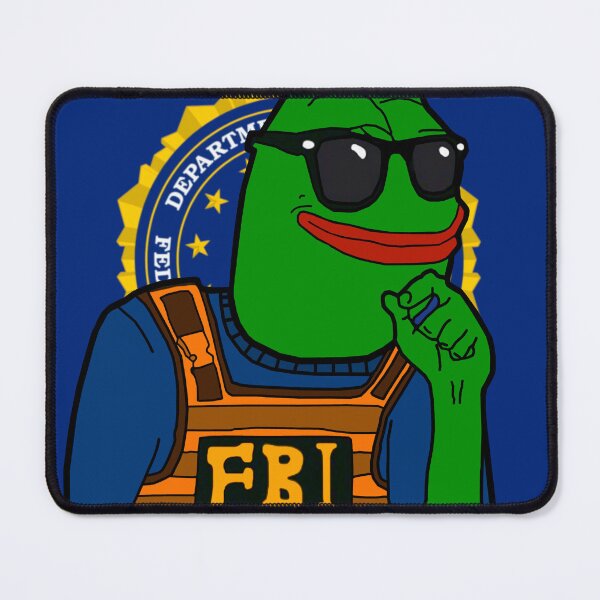 Item preview, Rare FBI Agent Pepe  designed and sold by Slav-Art.