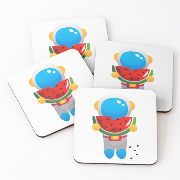 Item preview, Galactic Deliciousness, Astronaut Eating watermelon designed and sold by STEPHEN-KEMP.
