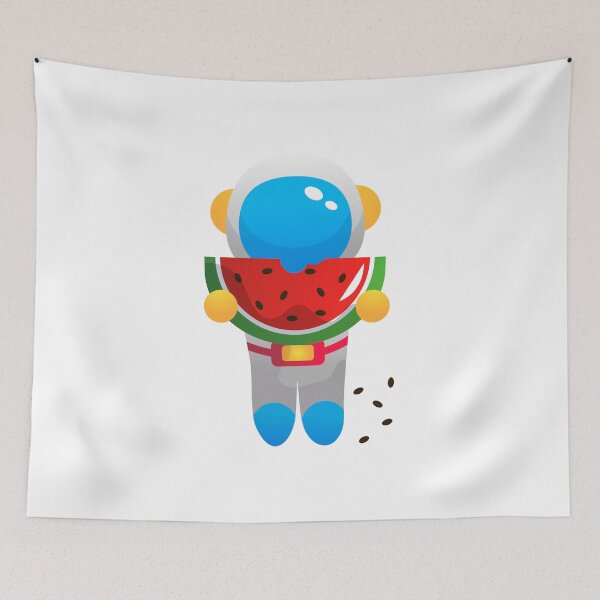 Item preview, Galactic Deliciousness, Astronaut Eating watermelon designed and sold by STEPHEN-KEMP.