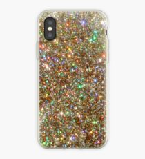 Golden Glitter Frenzy iPhone Case