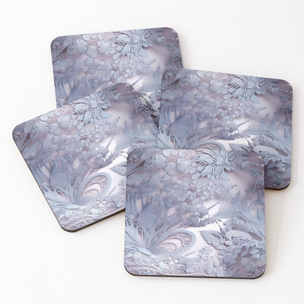 Item preview, Intricate filigree lacework of lavender flowers- Simple and elegant ! designed and sold by UmagineArts.